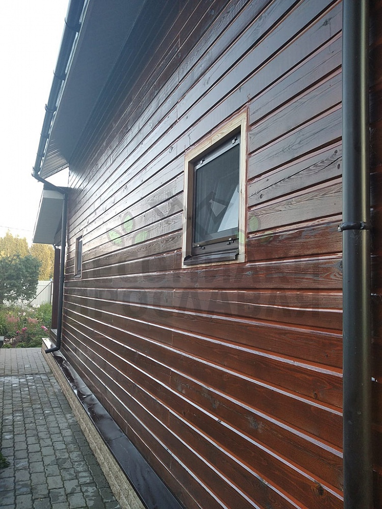 Обновление фасада дома Ярославская область, ДНП «Лесной ручей»